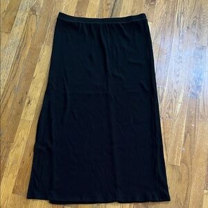 Old Navy Ribbed Black Maxi Skirt